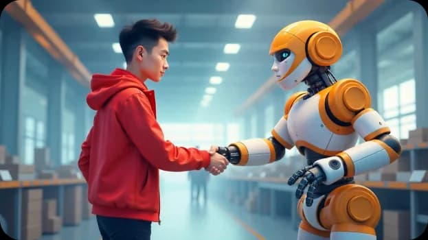 Future workplace with AI technology