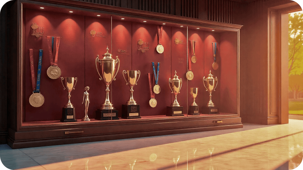 Students winning awards for 21st century skills